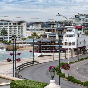 Construcción de casas en la ciudad de Viña del Mar